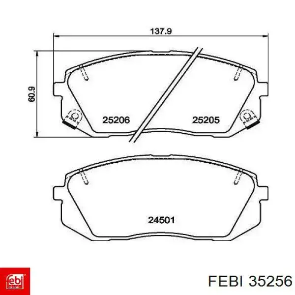 Стойка заднего стабилизатора 35256 Febi
