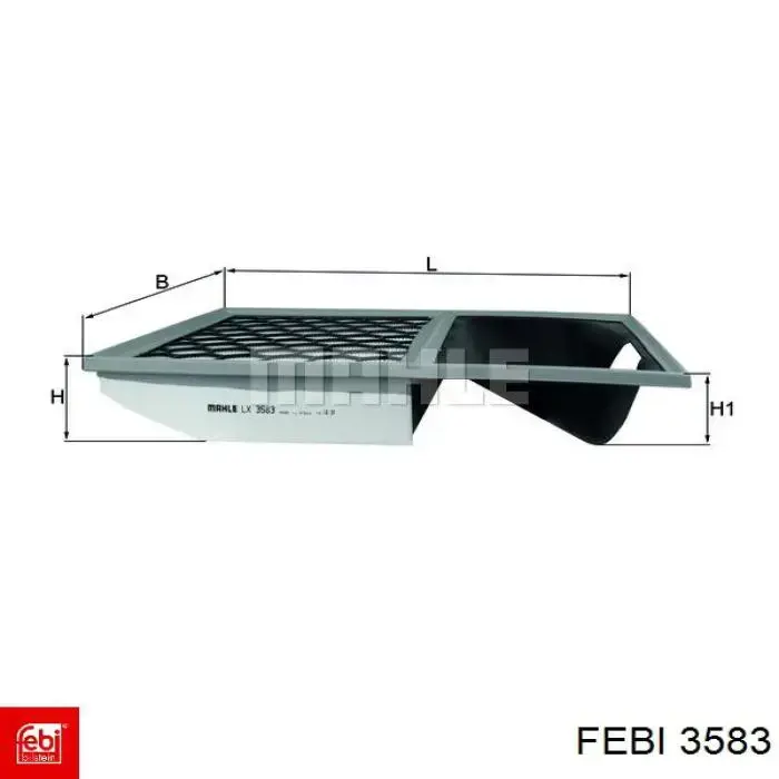 3583 Febi Наконечник рулевой тяги