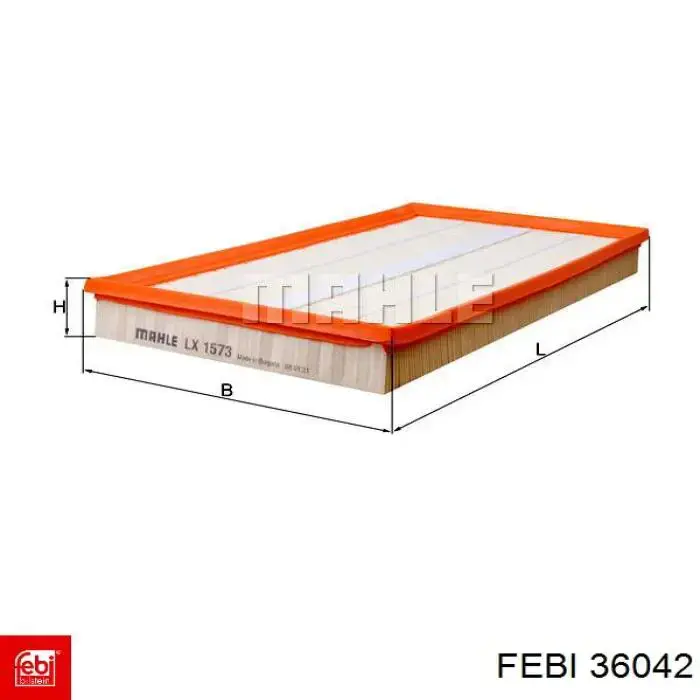 Фильтр воздушный Febi 36042