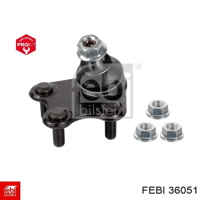 Купить 36051 Febi Шаровая опора, нижняя, левая