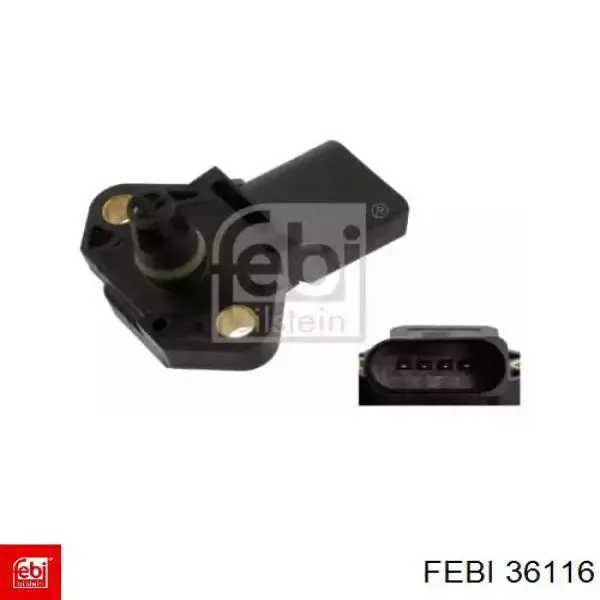 Датчик давления нагнетания воздуха Febi 36116 цена, от 12.71 USD