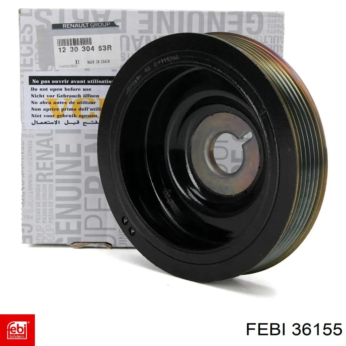 Шкив коленвала 36155 Febi