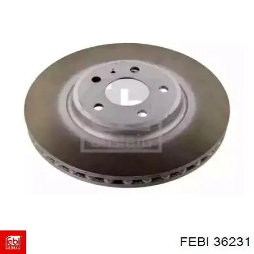 Передние тормозные диски 36231 Febi