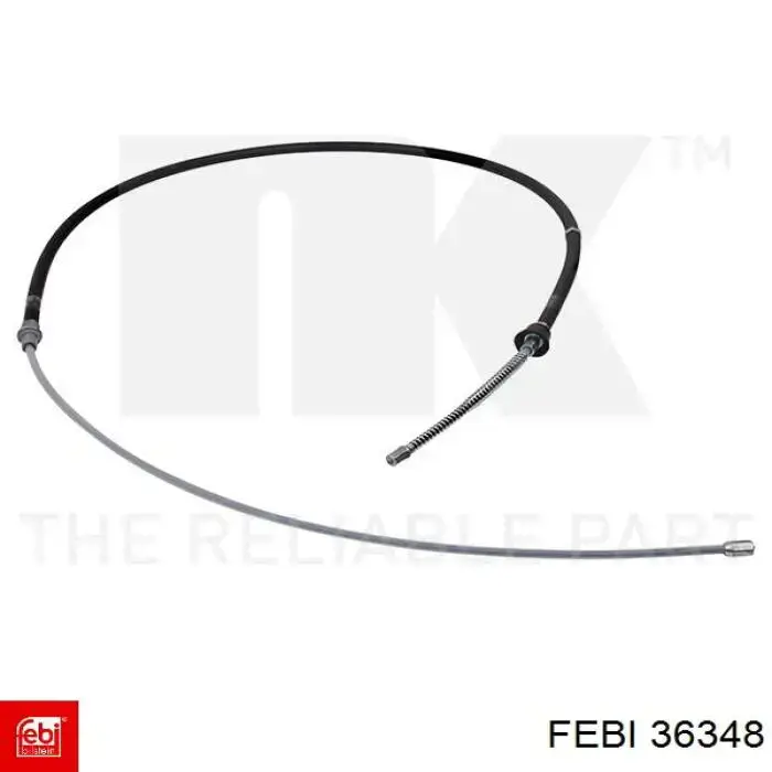 Задний трос ручника Febi 36348 цена, от 10.91 USD