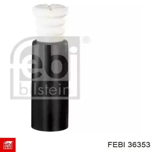 36353 Febi Pára-choque (grade de proteção) de amortecedor traseiro + bota de proteção