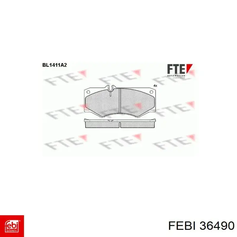 Втулка распорная хвостовика заднего моста Febi 36490 цена, от 4.71 USD