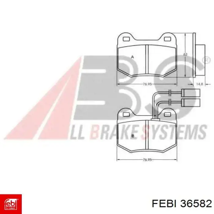 Купить 36582 Febi Амортизационная стойка