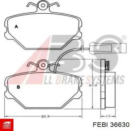 Стабилизатор поперечной устойчивости передний Febi 36630 цена, от 22.57 USD