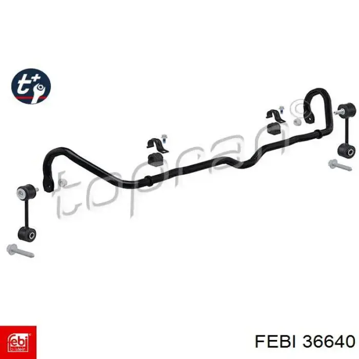 Стабилизатор поперечной устойчивости передний Febi 36640 цена, от 21.23 USD
