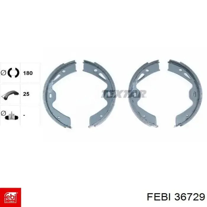 Колодки ручника RB8815 Raiso