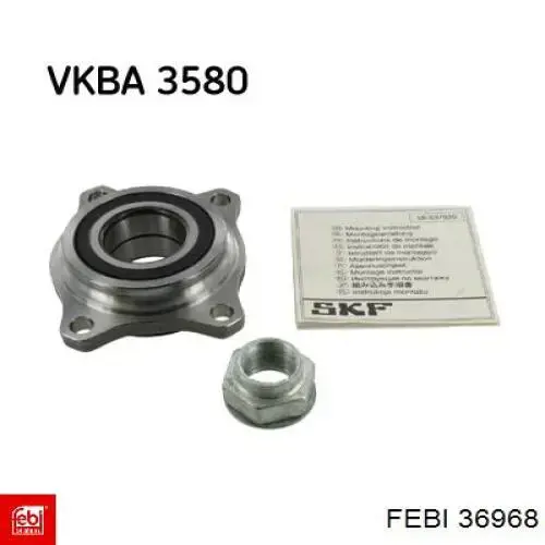 Купить 36968 Febi Подшипник передней ступицы