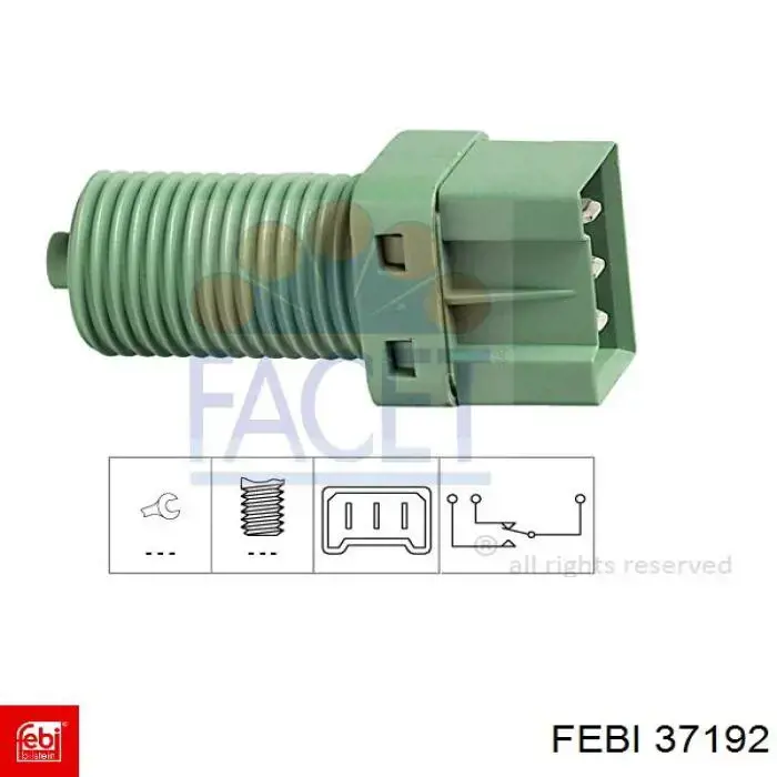 Купить 37192 Febi Лягушка стоп сигнала