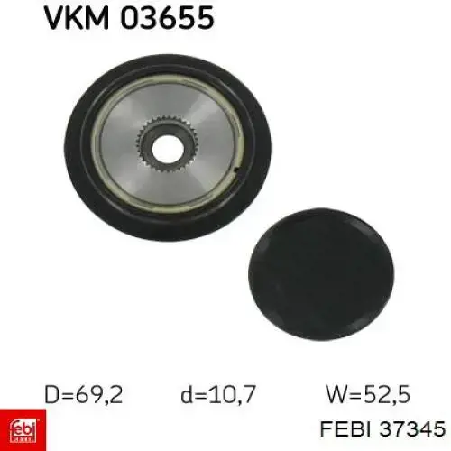 Купить P0138 General Motors Шкив ремня генератора