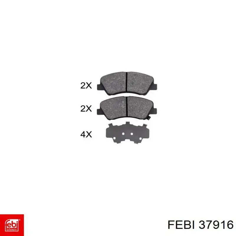 Разъем (фишка) заднего фонаря 37916 Febi