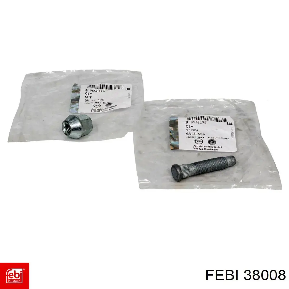 Гайка крепления колеса Febi 38008 цена, от 1.98 USD