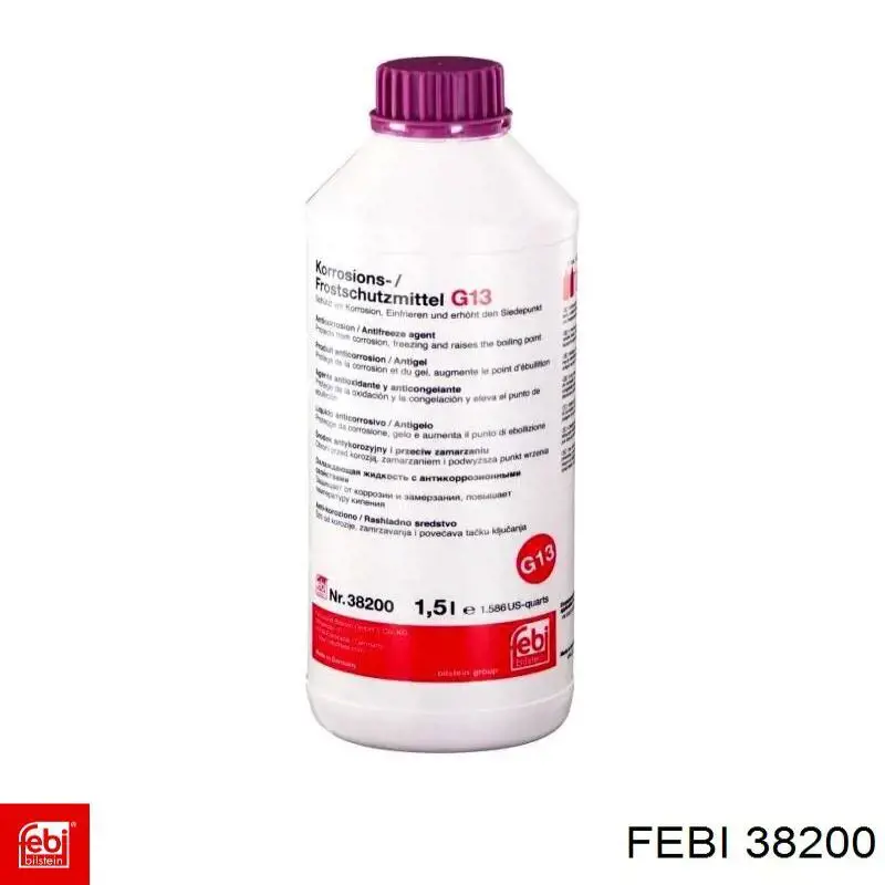 Антифриз концентрат Febi 38200 цена, от 11.29 USD
