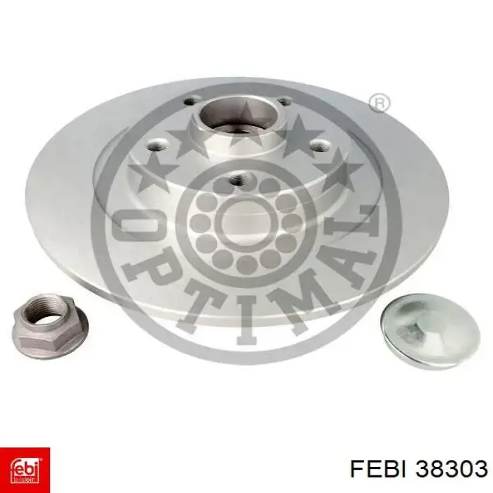 Задний тормозной диск Febi 38303 цена, от 92.72 USD