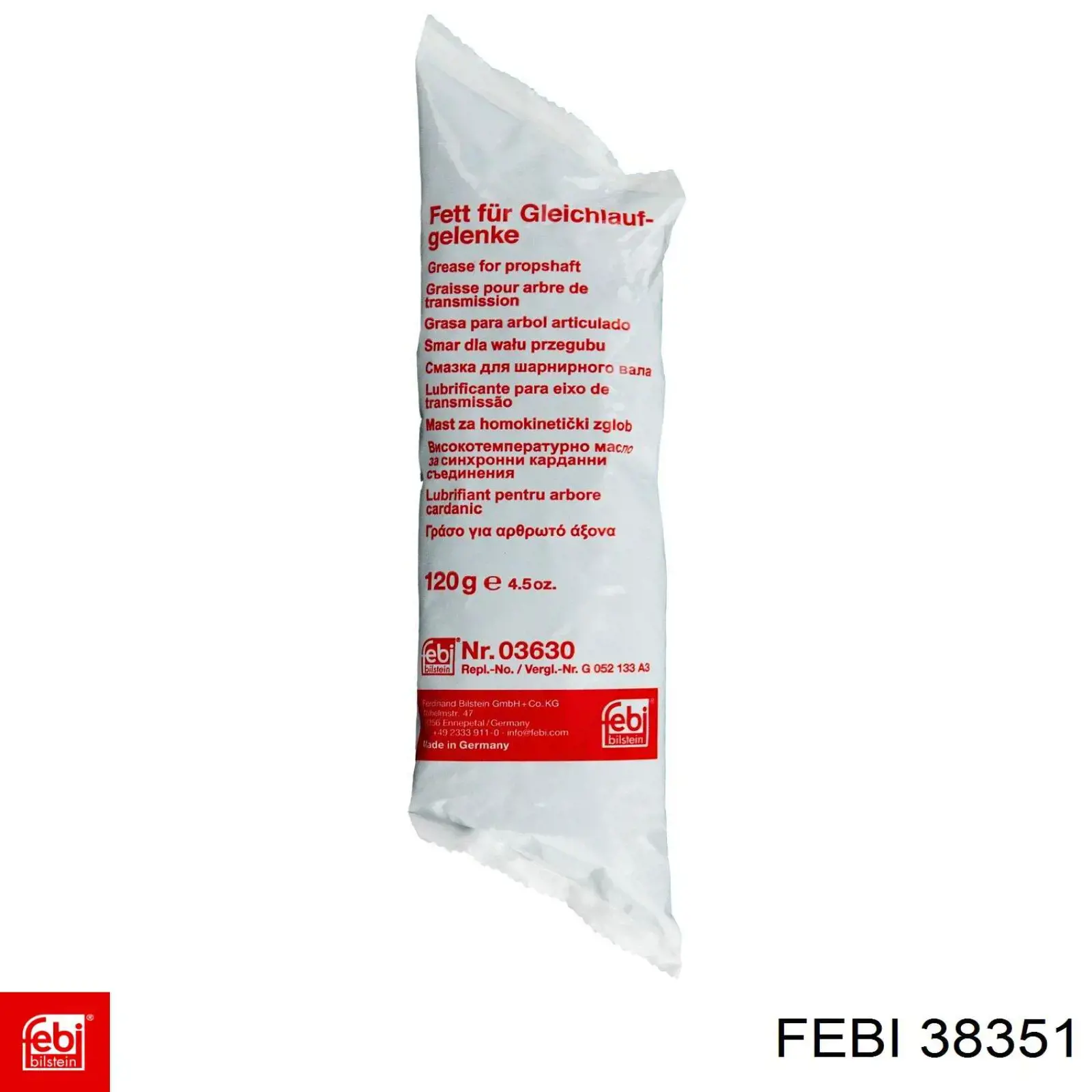 Пыльник ШРУСа внутренний 38351 Febi