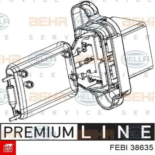 Реостат Febi 38635