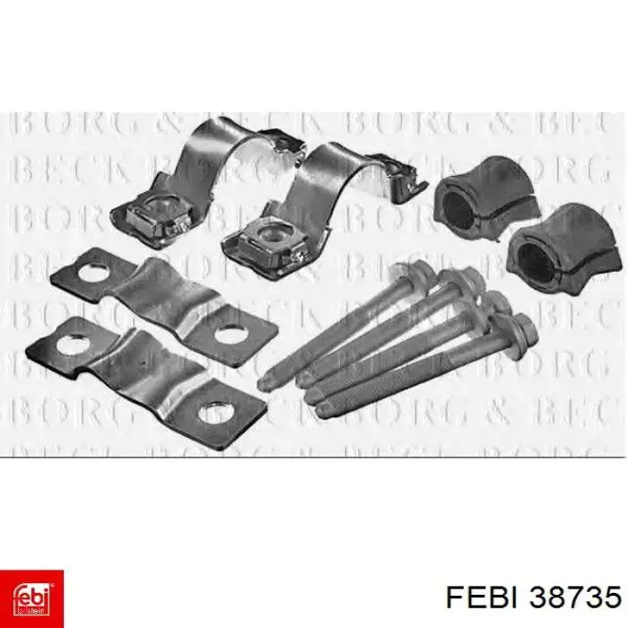 Стабилизатор поперечной устойчивости передний Febi 38735 цена, от 191.23 USD