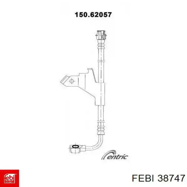 Сайлентблок передней балки Febi 38747 цена, от 32.95 USD