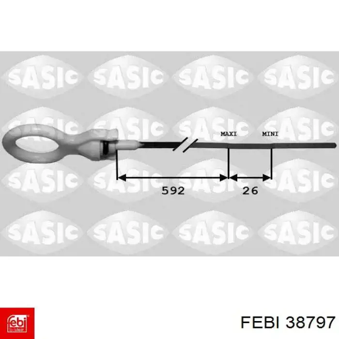 Индикатор уровня масла Febi 38797 цена, от 5.73 USD