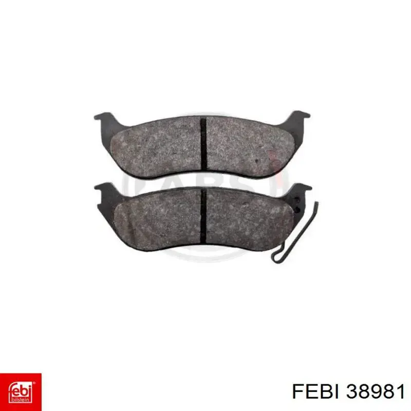 Натяжная планка поликлинового ремня Febi 38981