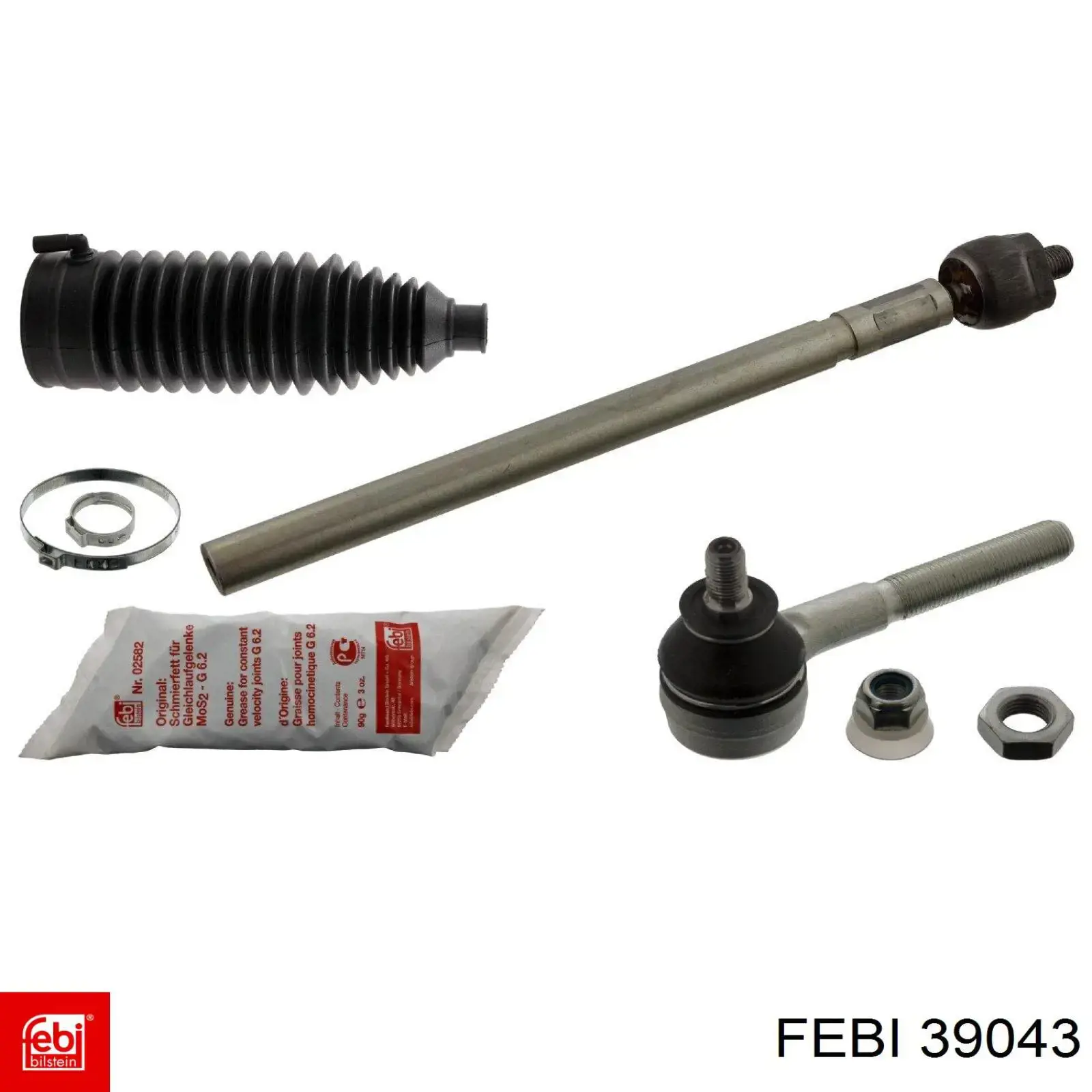 Тяга рулевая в сборе, левая Febi 39043 цена, от 36.38 USD