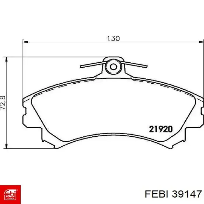 Пружина амортизатора передняя Febi 39147 цена, от 17.35 USD