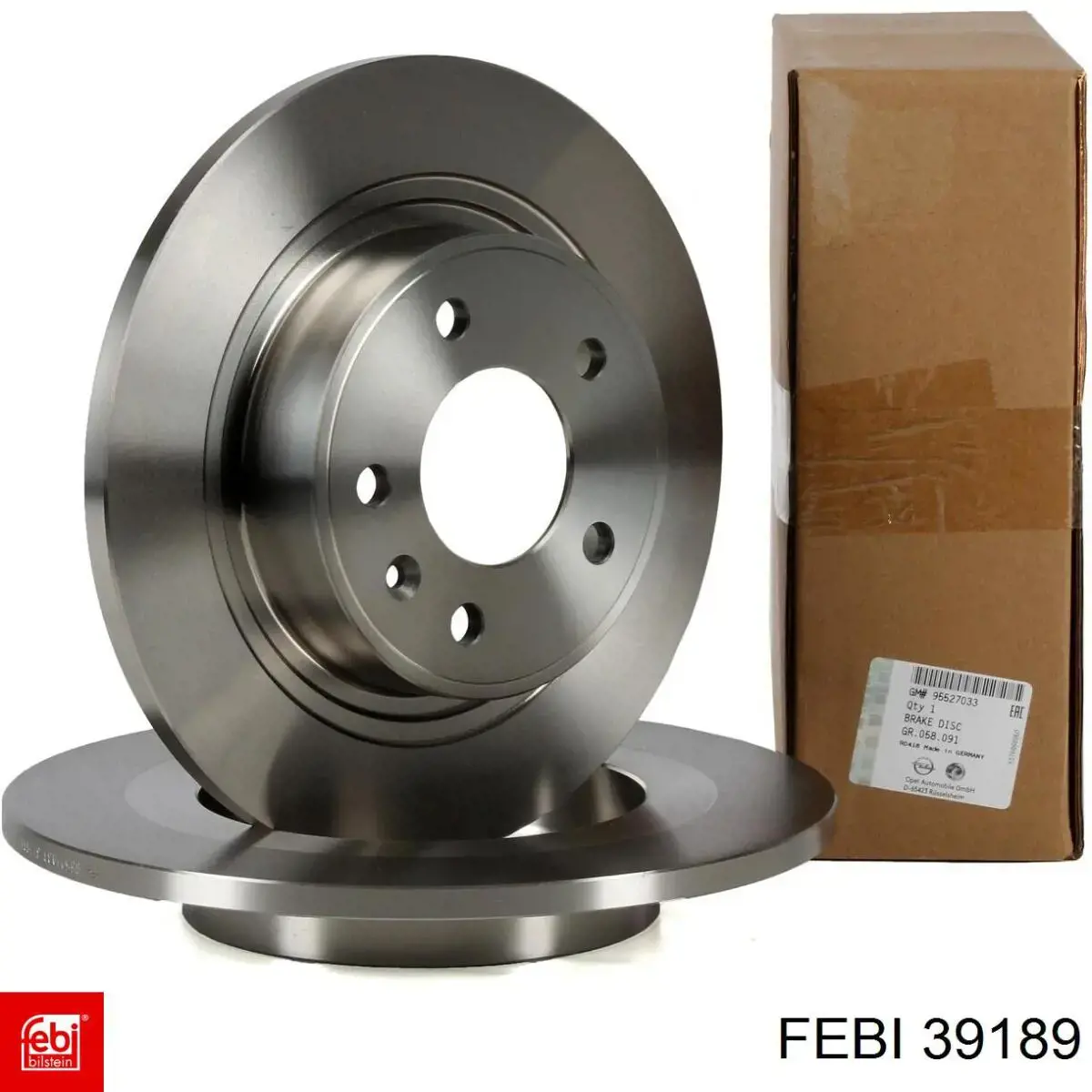 Купить 39189 Febi Диск тормозной задний