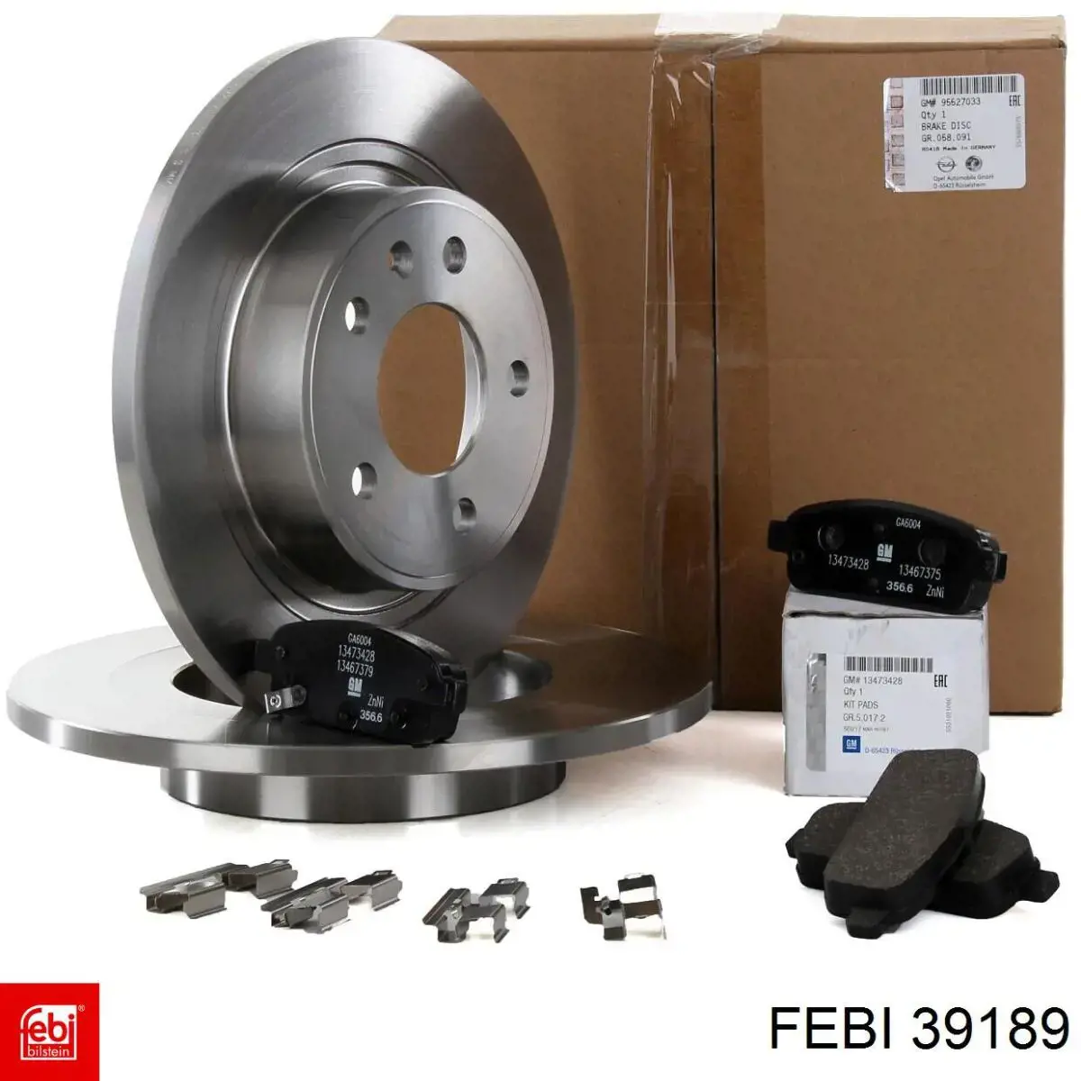 Тормозные диски 39189 Febi
