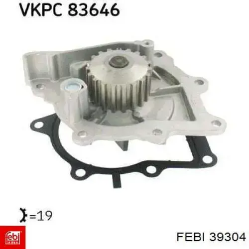 Купить 39304 Febi Насос охлаждения