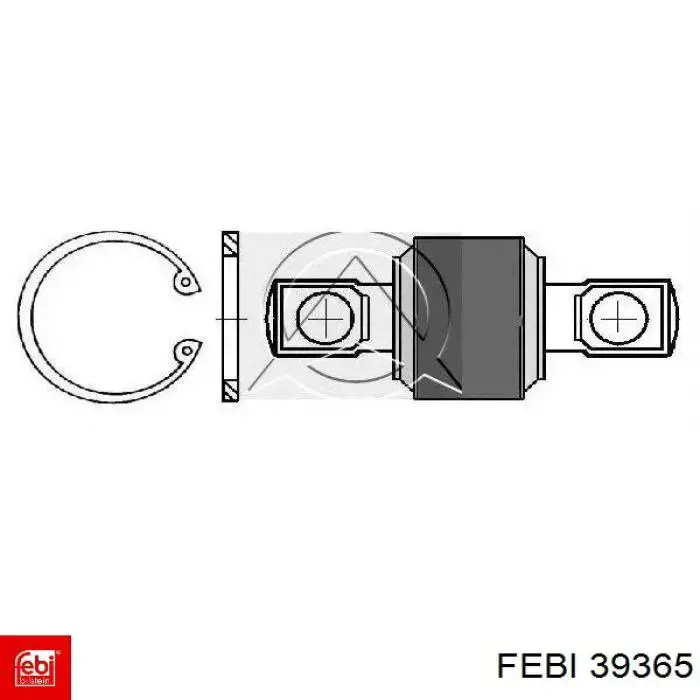Сайлентблок задней реактивной тяги Febi 39365