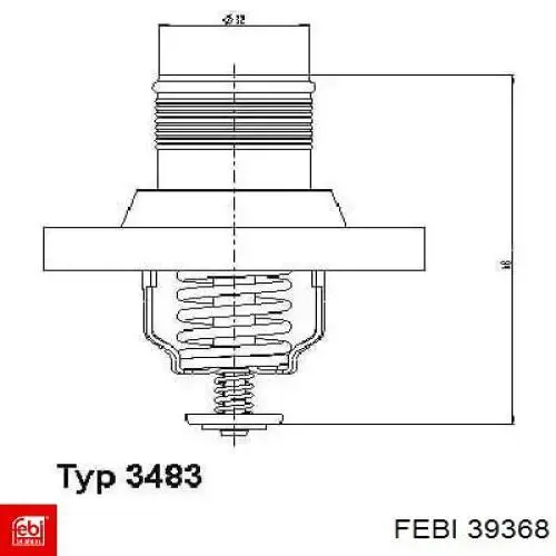 Тяга рулевая в сборе Febi 39368 цена, от 241.65 USD
