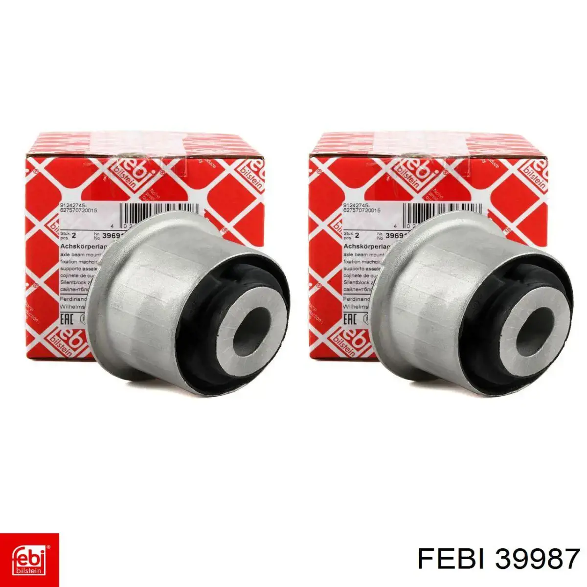 Пневмоподушка/пневморессора моста заднего Febi 39987 цена, от 60.56 USD