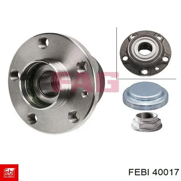 Купить 40017 Febi Задняя шпиндель