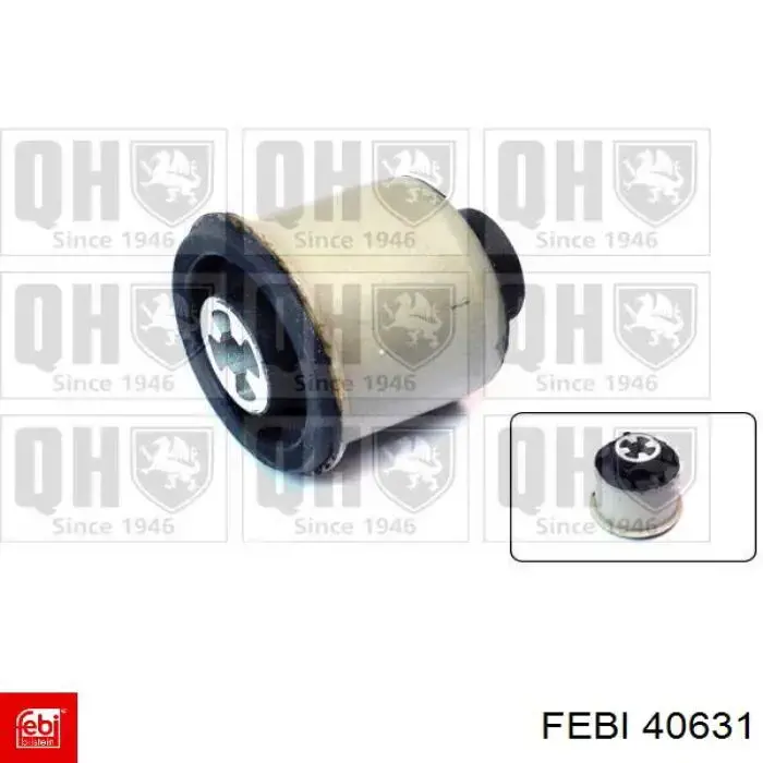Сайлентблок задней балки 40631 Febi