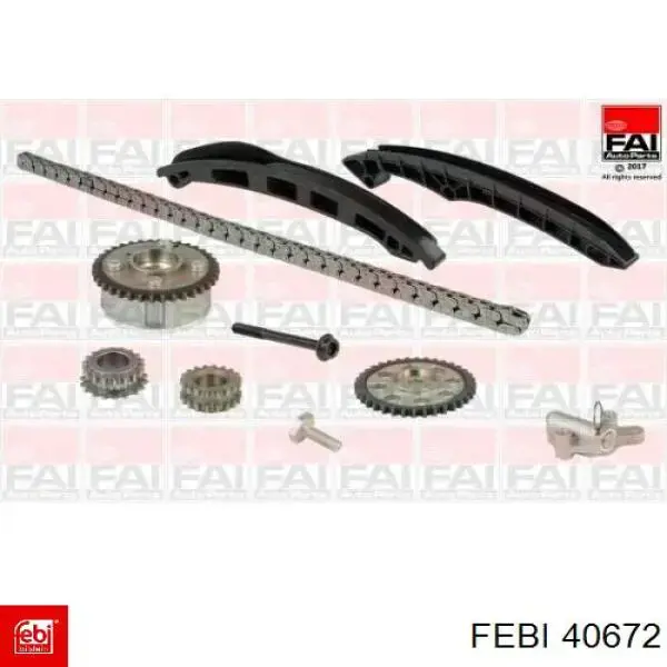 Ремкомплект ГРМ Febi 40672 цена, от 83.99 USD