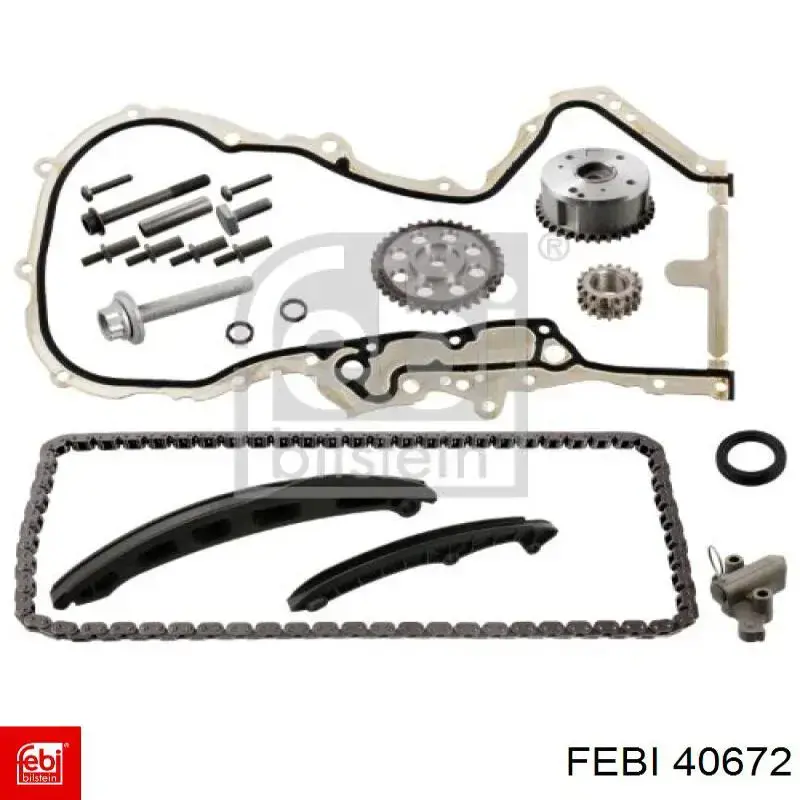 Комплект цепи ГРМ 40672 Febi