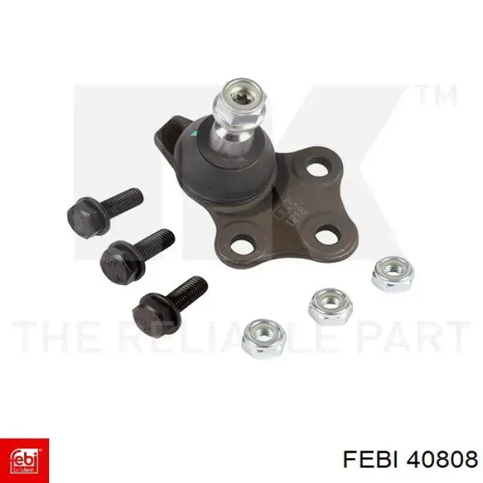 Шаровая опора, нижняя Febi 40808 цена, от 14.02 USD