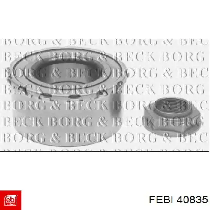 Подшипник ступицы пер/зад Febi 40835 цена, от 42.87 USD