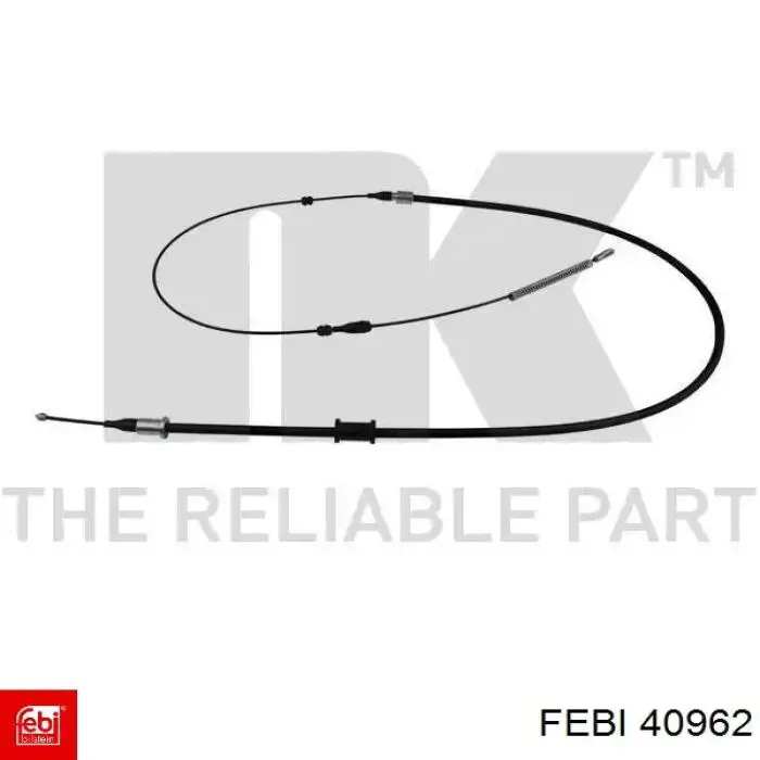 Шланг тормозной задний, правый Febi 40962 цена, от 22.62 USD