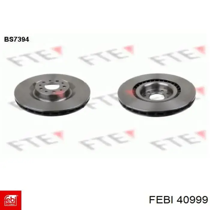 Тормоз дисковый передний Febi 40999 цена, от 48.04 USD