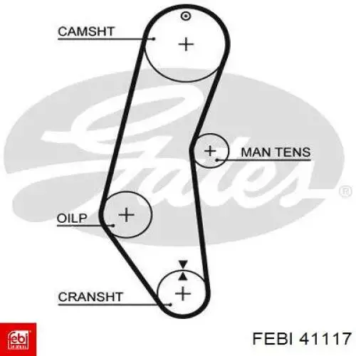 Сайлентблок задней рессоры задний Febi 41117 цена, от 2.13 USD