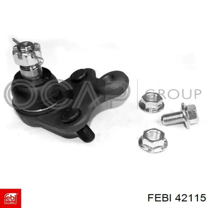 Верхняя шаровая опора Febi 42115 цена, от 13.12 USD