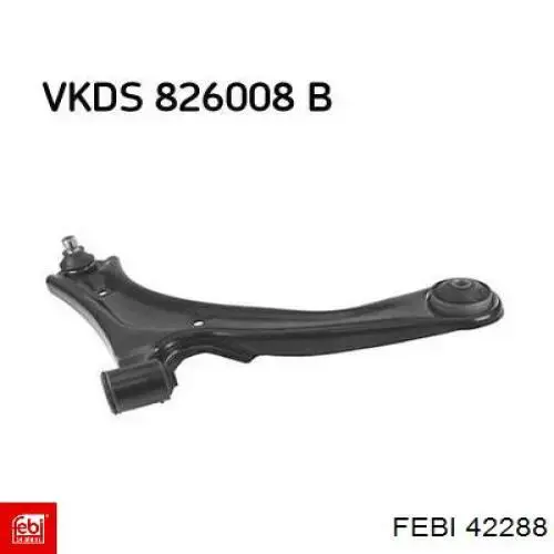 Правый рычаг передней нижней подвески Febi 42288 цена, от 58.36 USD