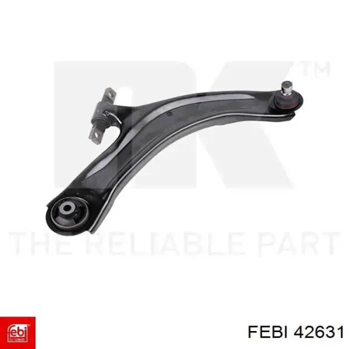 Правый рычаг передней нижней подвески Febi 42631 цена, от 58.94 USD