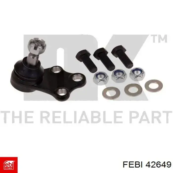 Нижняя левая шаровая опора Febi 42649 цена, от 16.51 USD