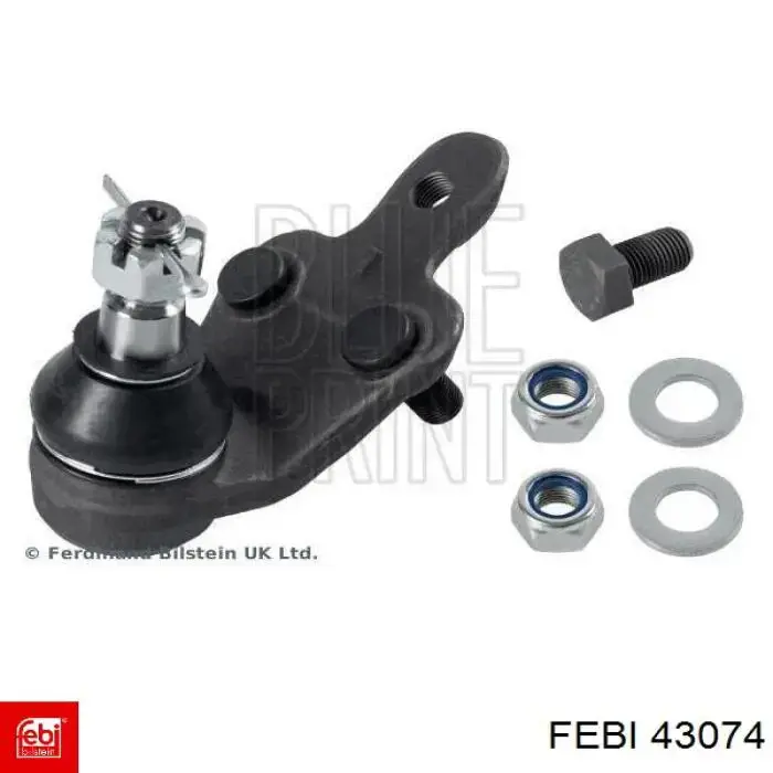 Нижняя левая шаровая опора 43074 Febi