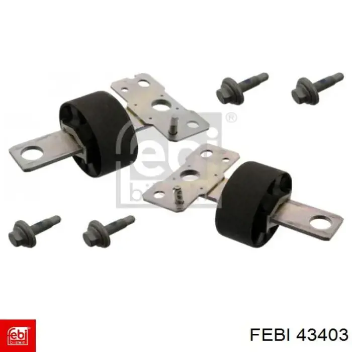Сайлентблок заднего продольного рычага, передний Febi 43403 цена, от 53.61 USD